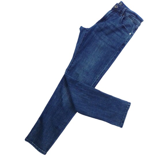 Liver Pool Los Angeles Men's Straight Leg Slim Fit Dark Denim Jeans 33W/32L - Picture 4 of 7